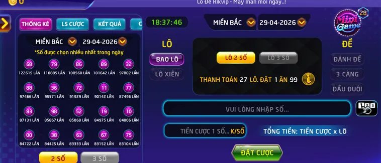 Chinh Phục Đỉnh Cao Lô Đề 1 Ăn 900 Tại RikVip Thưởng Lớn Mỗi Ngày