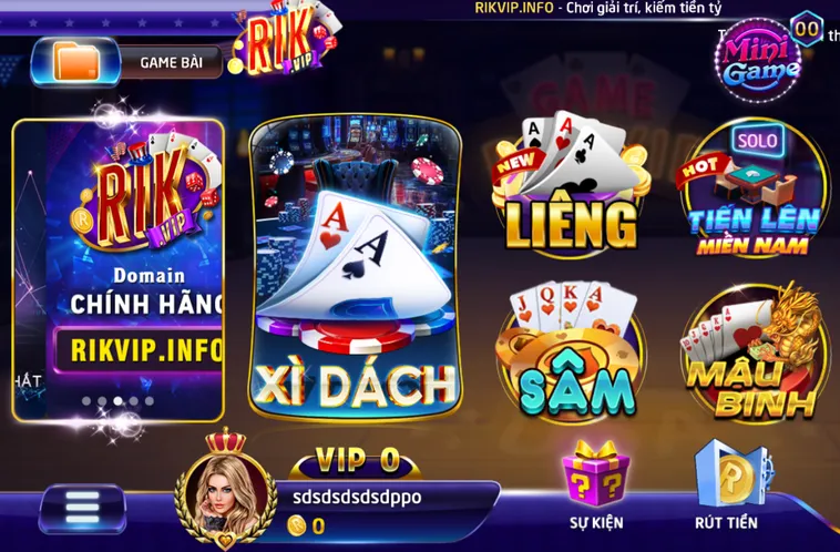 Hệ Thống Game Bài RikVip Đỉnh Cao Sòng Bài Trực Tuyến Đẳng Cấp Nhất Năm 2026