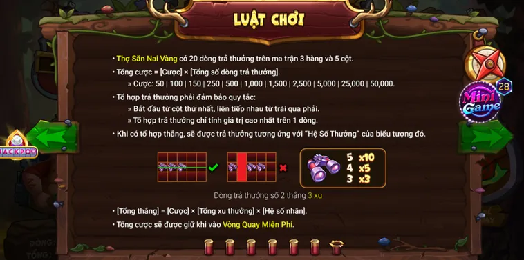 Nổ Hũ Thợ Săn Nai Vàng Tại RikVip Cuộc Đi Săn Kho Báu Đầy Kịch Tính