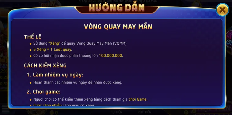Minigame Vòng Quay May Mắn Tại RikVip Đỉnh Cao Giải Trí Với Cơ Hội Thắng Lớn